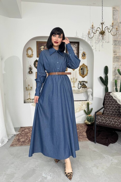 Peju Denim Elbise