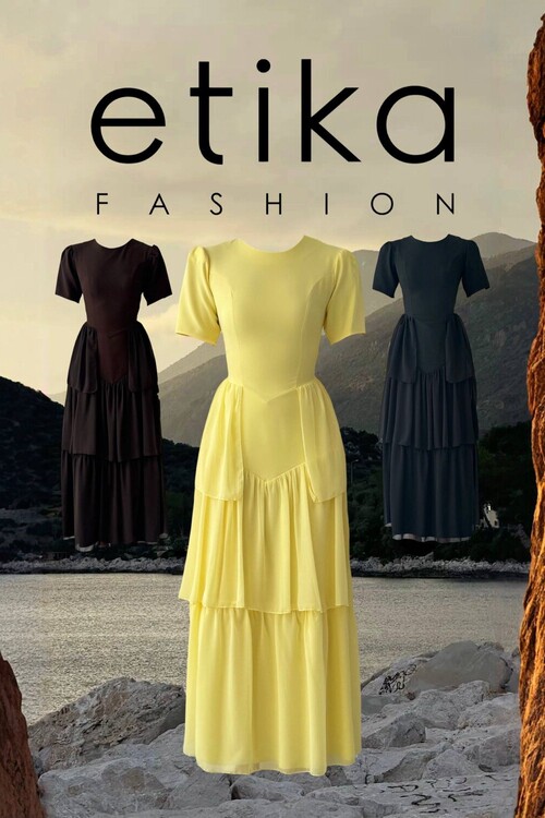 Pole Back Corset Detail Dress