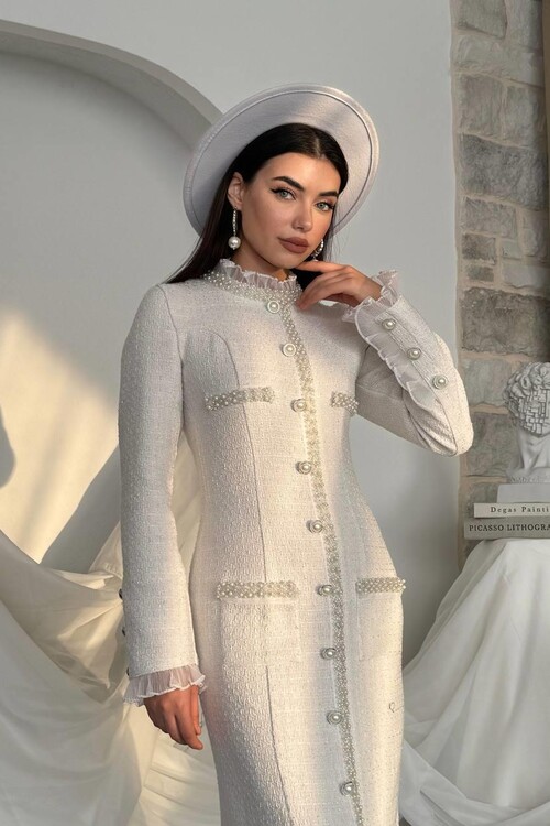 Ravis Cep Detaylı Elbise