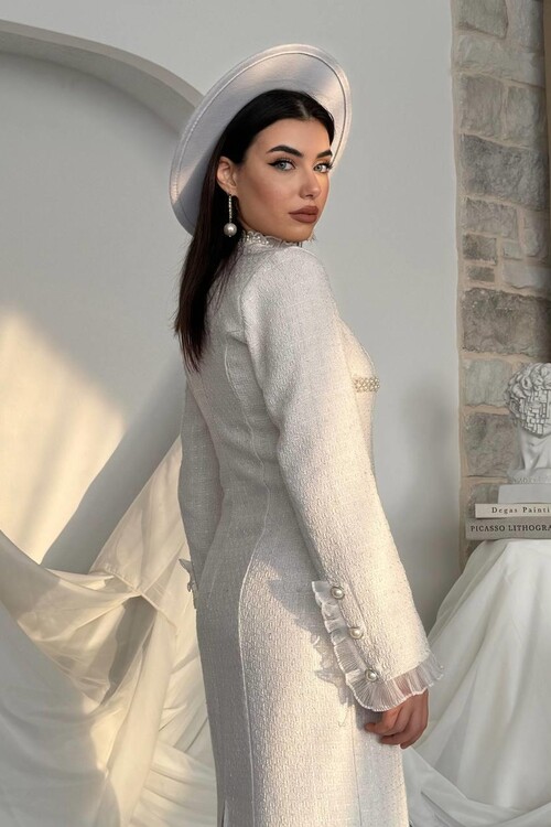 Ravis Cep Detaylı Elbise