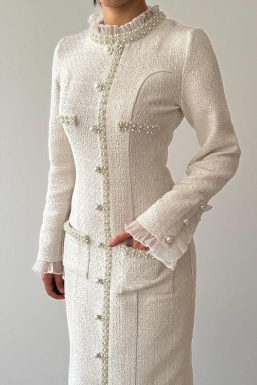 Ravis Cep Detaylı Elbise