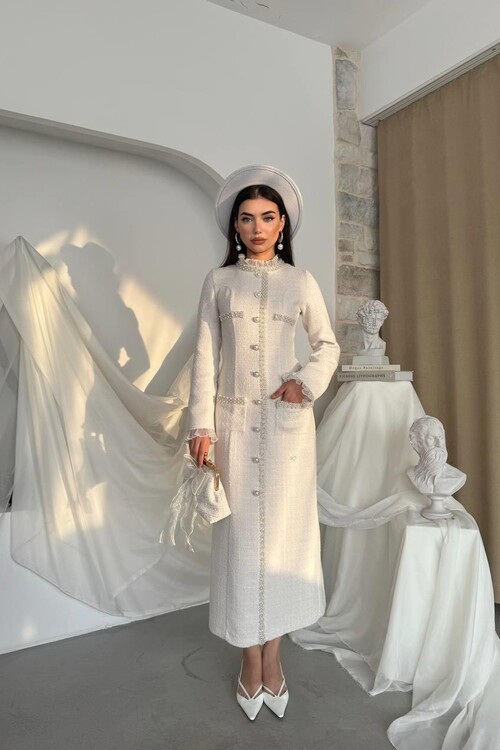 Ravis Cep Detaylı Elbise