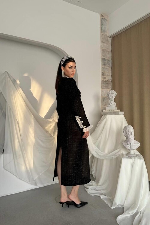 Ravis Cep Detaylı Elbise