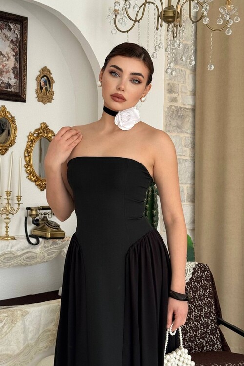 Reny Strapless Dress