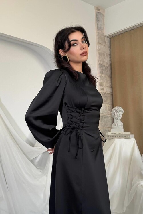 Rimini İp Detaylı Elbise