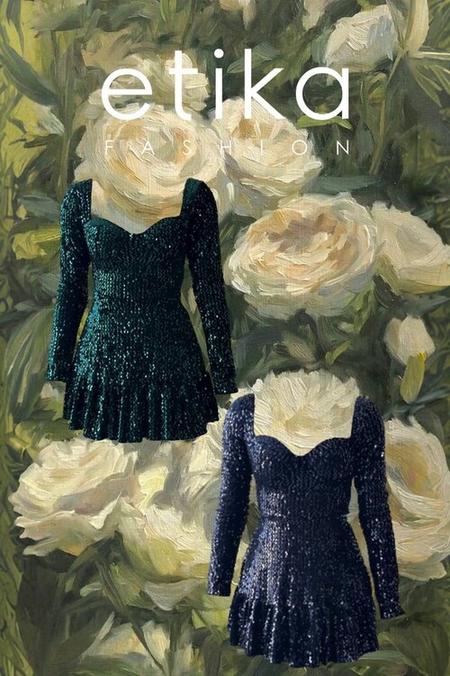 Sezi Pul Payet Elbise