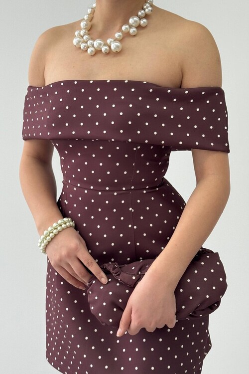 Sfot Straplez Elbise 