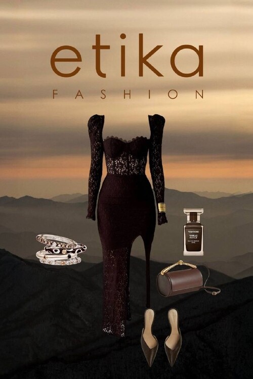 Siena Yırtmaç Detaylı Elbise