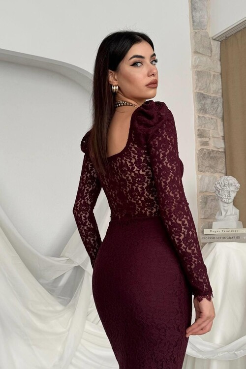 Siena Slit Detailed Dress