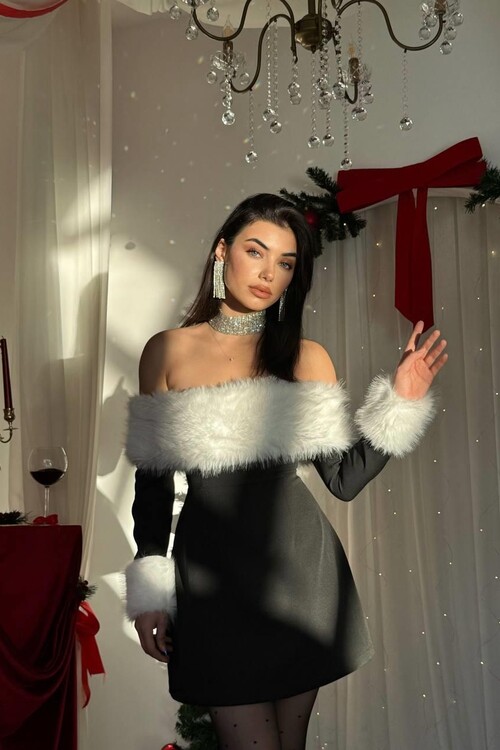 Syra Straplez Elbise