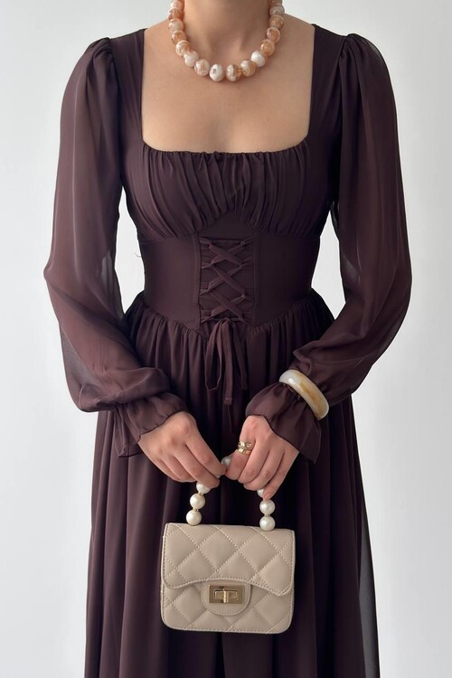 Tamo Korsaj Bağlama Elbise