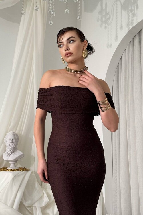 Uyef Straplez Elbise