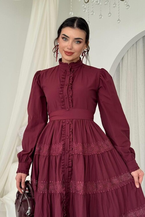 Verno Kemer Detaylı Elbise