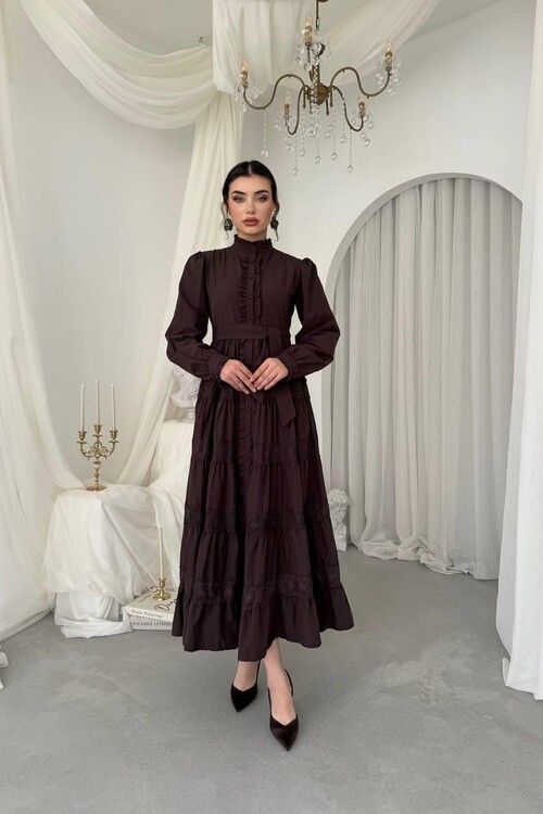 Verno Kemer Detaylı Elbise