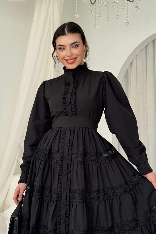 Verno Kemer Detaylı Elbise