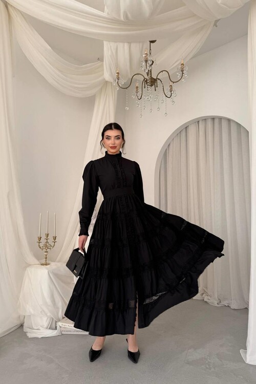 Verno Kemer Detaylı Elbise