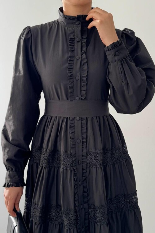 Verno Kemer Detaylı Elbise