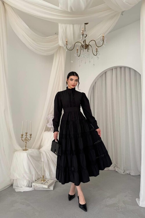 Verno Kemer Detaylı Elbise