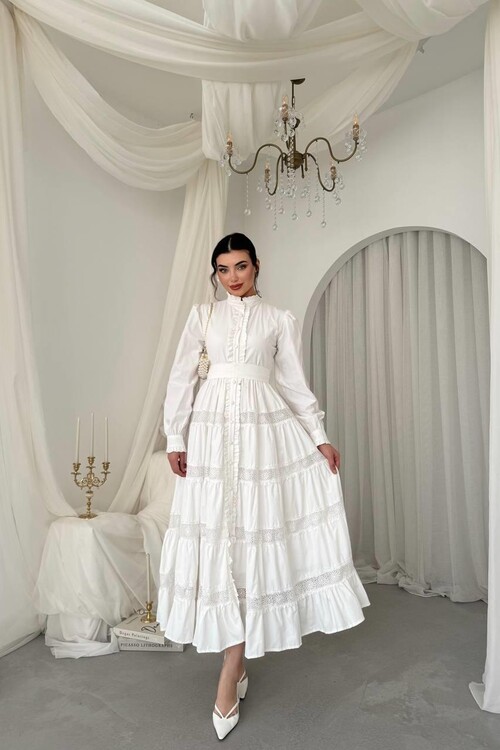 Verno Kemer Detaylı Elbise