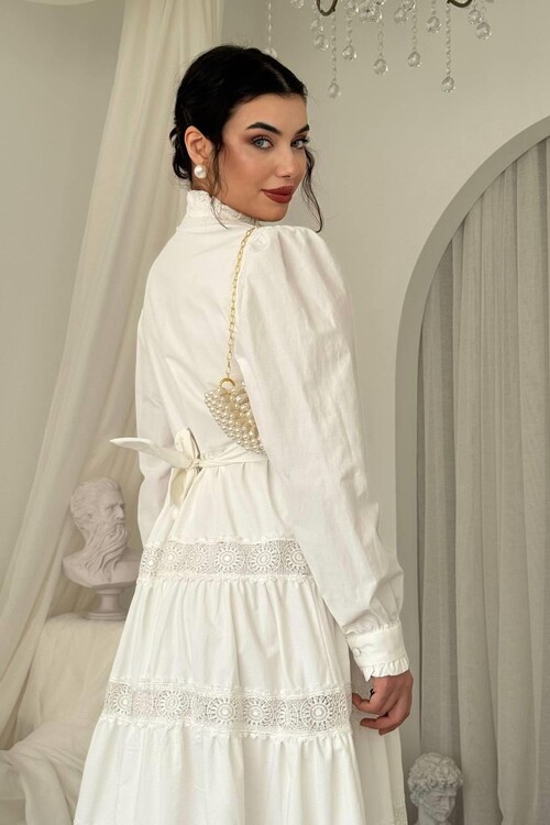 Verno Kemer Detaylı Elbise