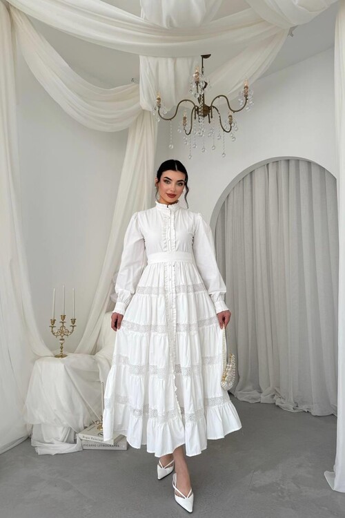 Verno Kemer Detaylı Elbise