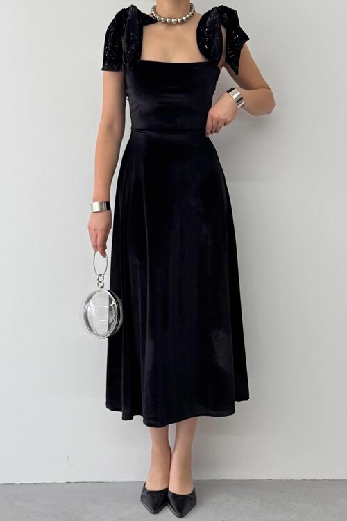 Vesis Shoulder Tie Dress