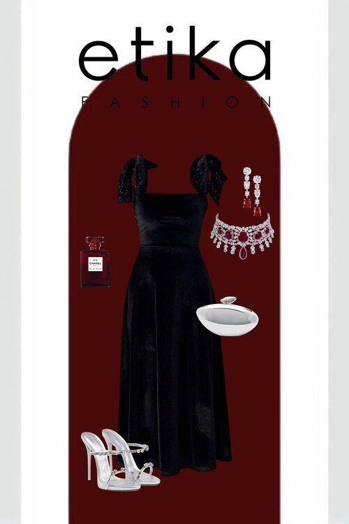 Vesis Shoulder Tie Dress