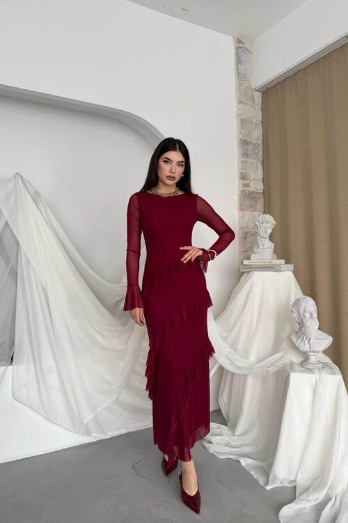 Vexi Fırfırlı Elbise