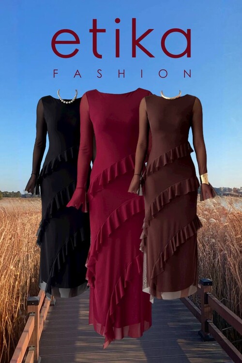 Vexi Fırfırlı Elbise