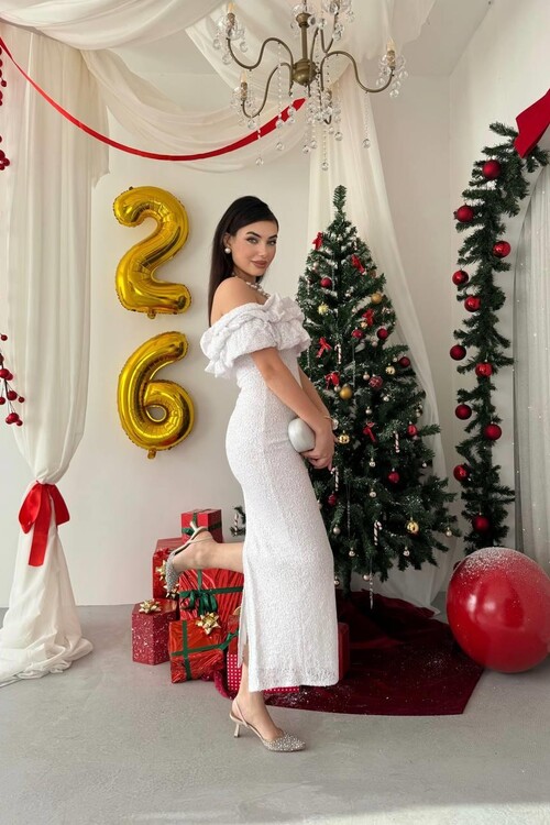 Vinta Straplez Elbise