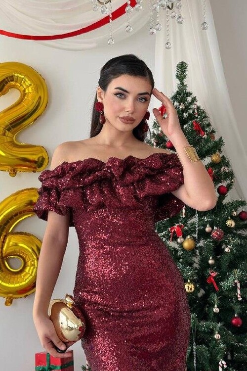 Vinta Straplez Elbise