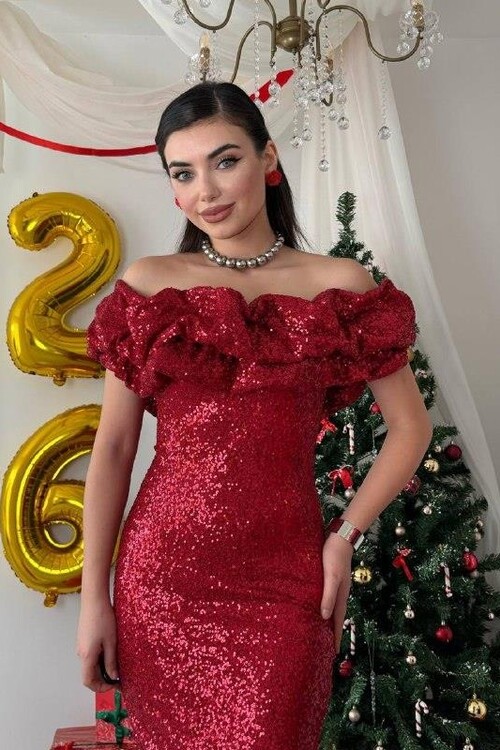 Vinta Straplez Elbise