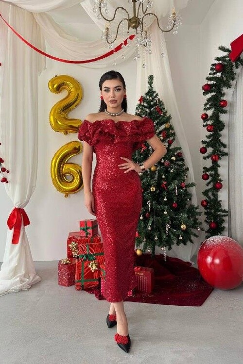 Vinta Straplez Elbise