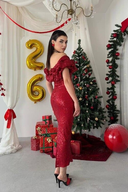 Vinta Straplez Elbise