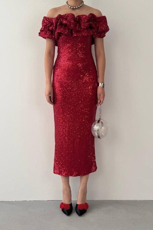 Vinta Straplez Elbise