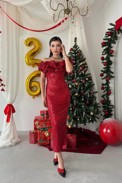 Vinta Straplez Elbise