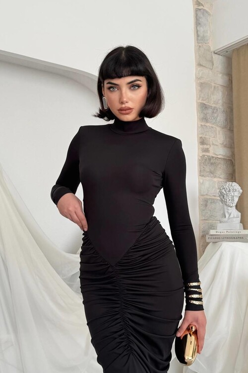 Wıno Sırt Dekolteli Elbise