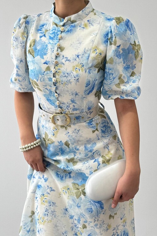 Woly Kemer Detaylı Elbise