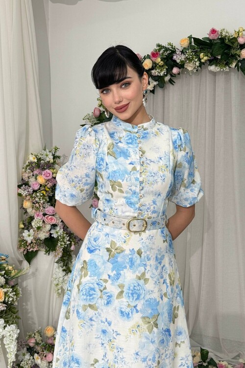 Woly Kemer Detaylı Elbise