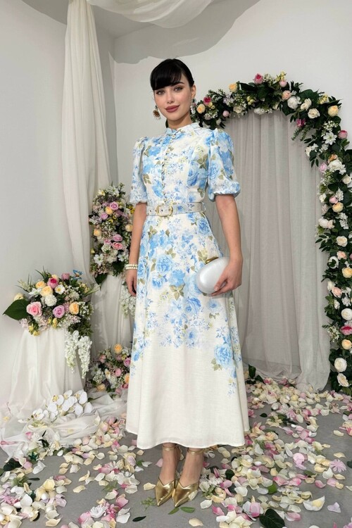 Woly Kemer Detaylı Elbise