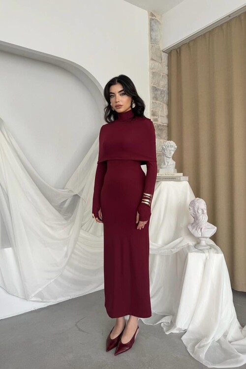 Zaria Pelerin Elbise