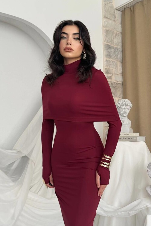 Zaria Pelerin Elbise