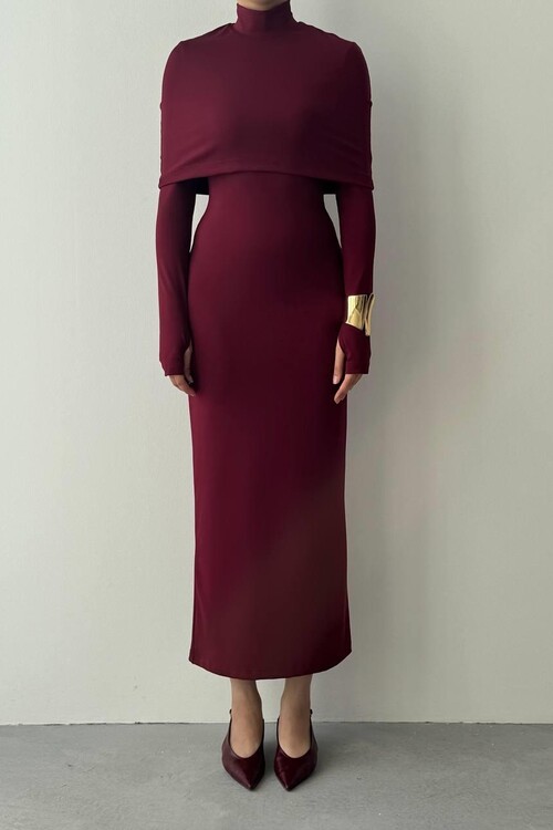 Zaria Pelerin Elbise