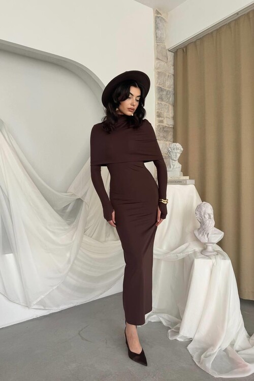 Zaria Pelerin Elbise