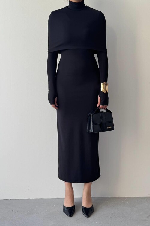 Zaria Pelerin Elbise