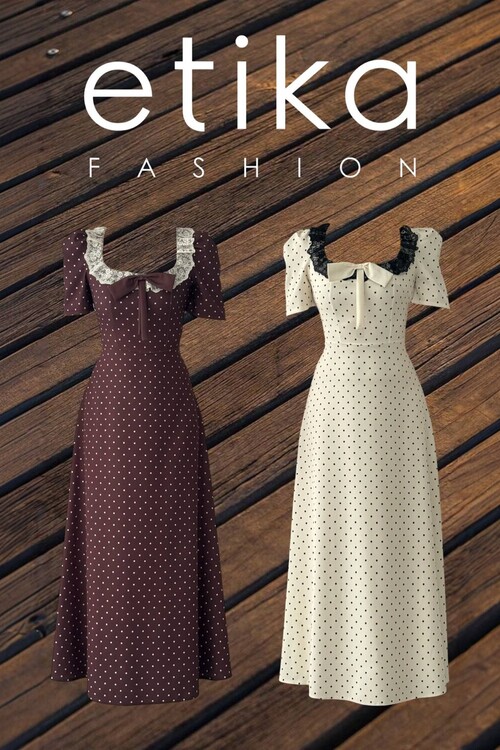 Zean Fiyonk Detaylı Elbise