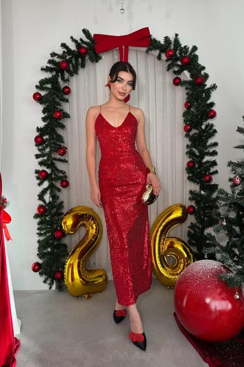 Zexa Sırt Detaylı Elbise