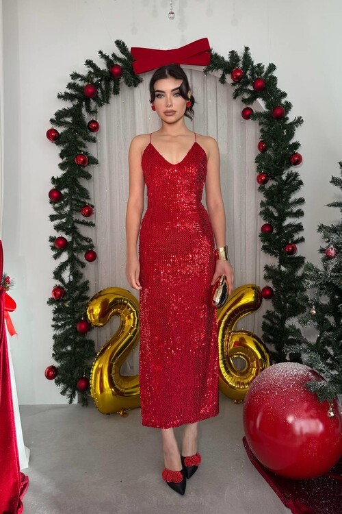 Zexa Sırt Detaylı Elbise