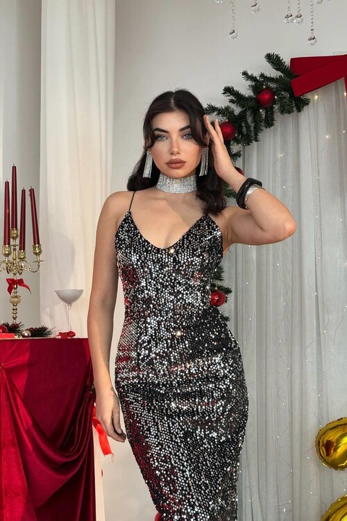 Zexa Sırt Detaylı Elbise