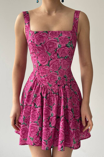Ella Floral Mini Dress